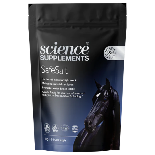 SafeSalt Horse Salt Supplement 4.4lbs (2kg) Powder Science
